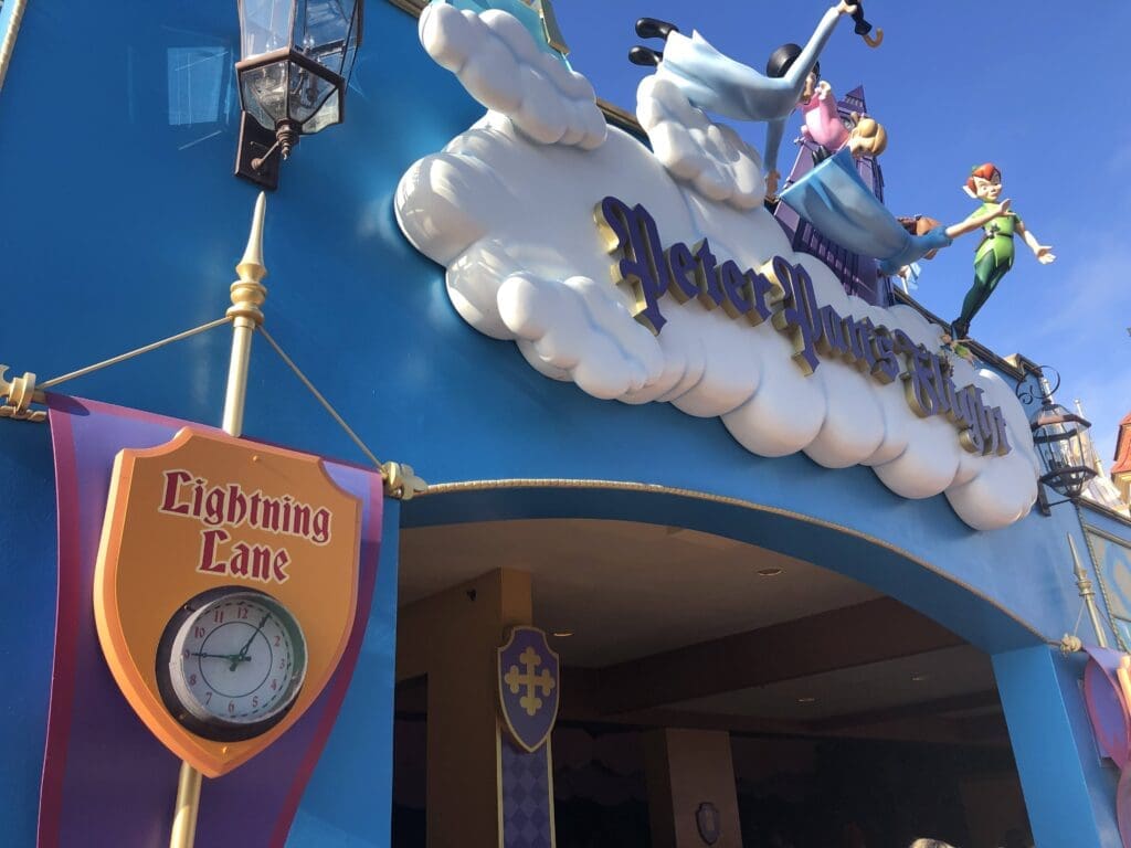 Image of Disney Genie+ service information, showcasing features and benefits for enhancing Disney park visits.