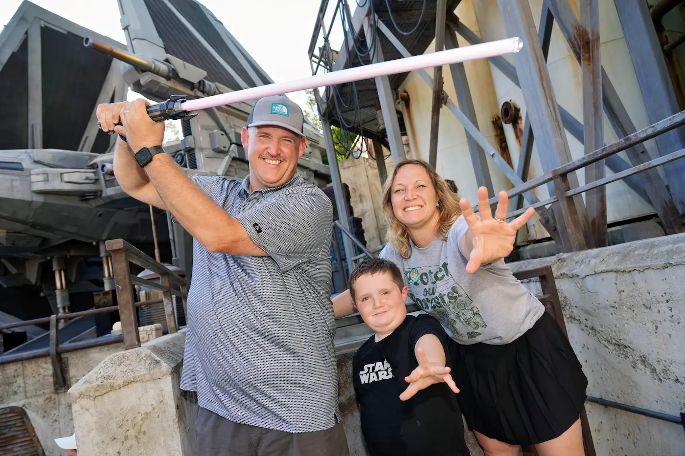 Angela Bertugli, family vacation travel expert at Orange Grove Travel Company, with her family at Walt Disney World